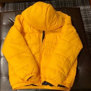 Yellow H&M Puffer Jacket